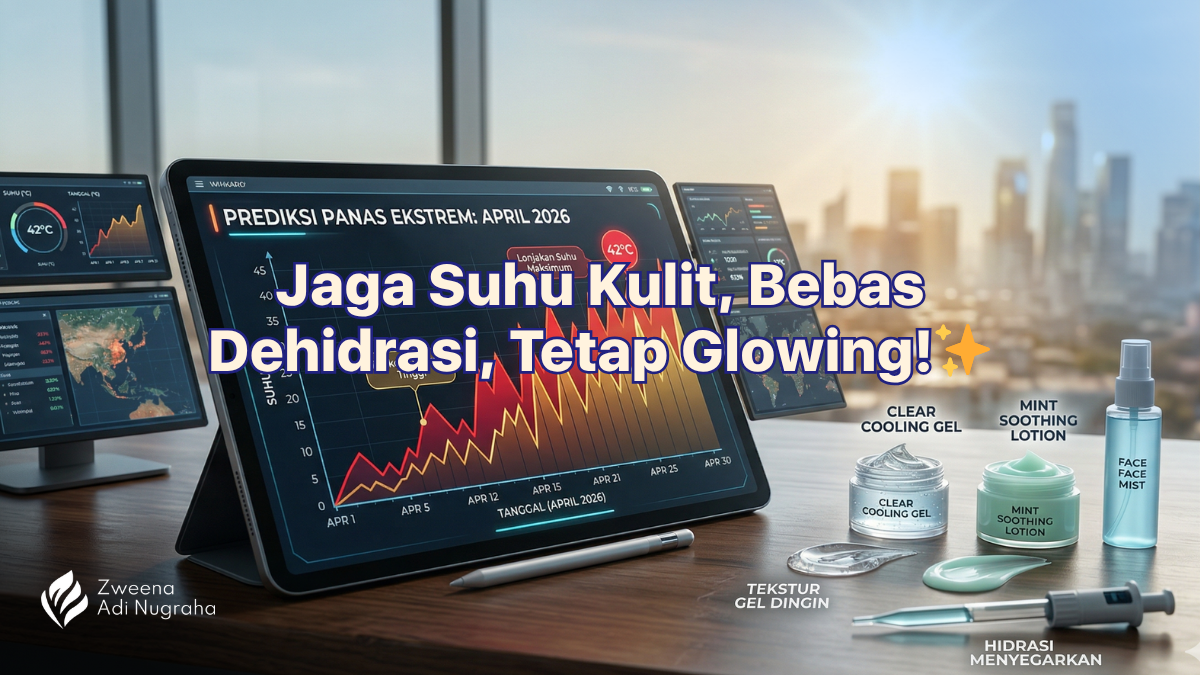 Strategi Bio-Hacking Kulit Menghadapi Panas Ekstrem April 2026 : Panduan Formulasi Skincare & Bodycare Anti-Kusam
