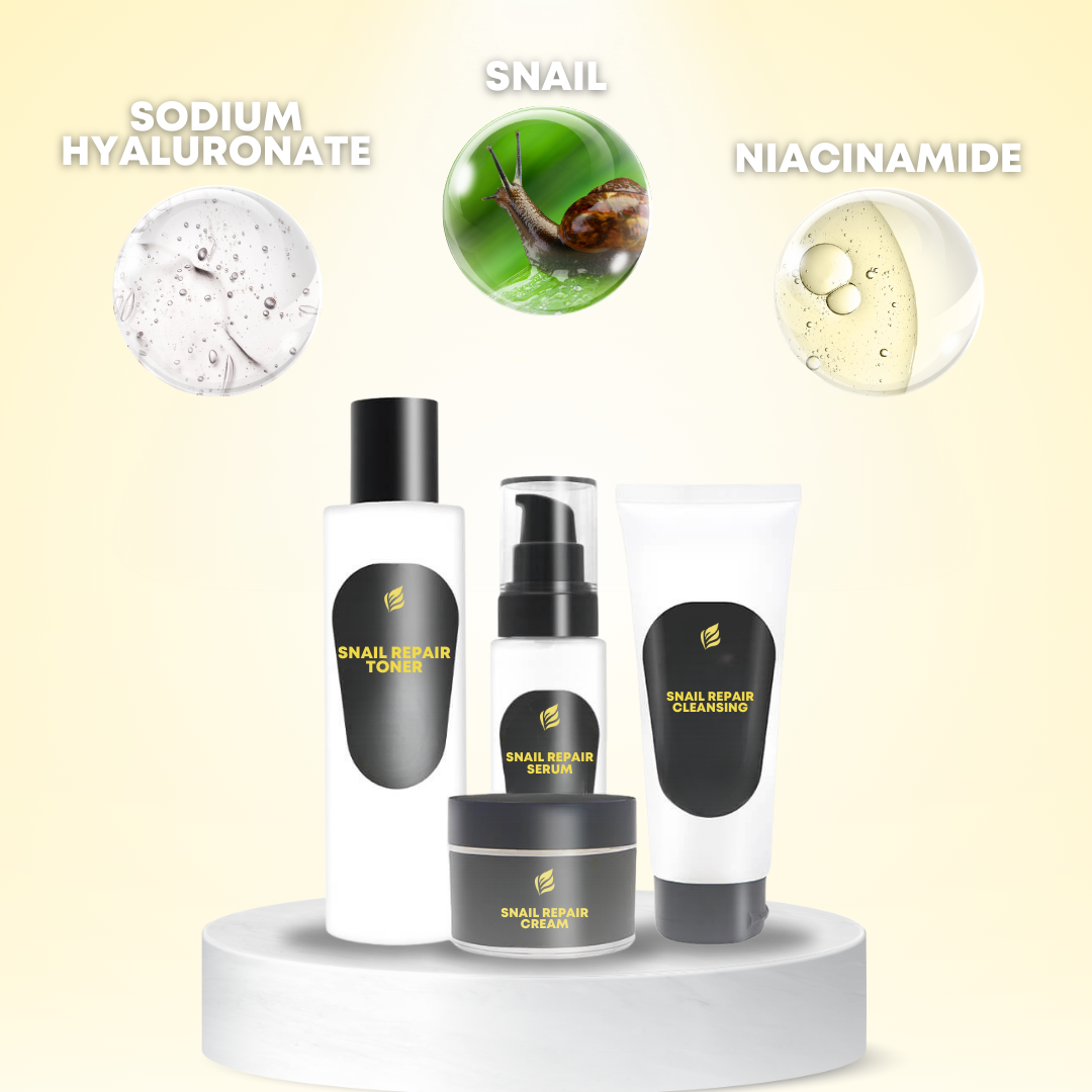 Skin Care Manufacturers Custom Snail Extract Skin Care Set